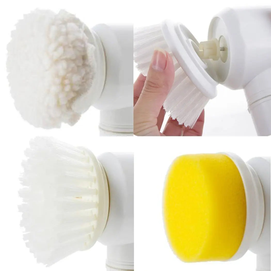 Electric Cleaning Brush Magic Brush Electric Bathtub Brush Housework 5 In 1 Cleaning Brush Electric Bathtub Brush Cleaning Brushes - Portable Keyboard