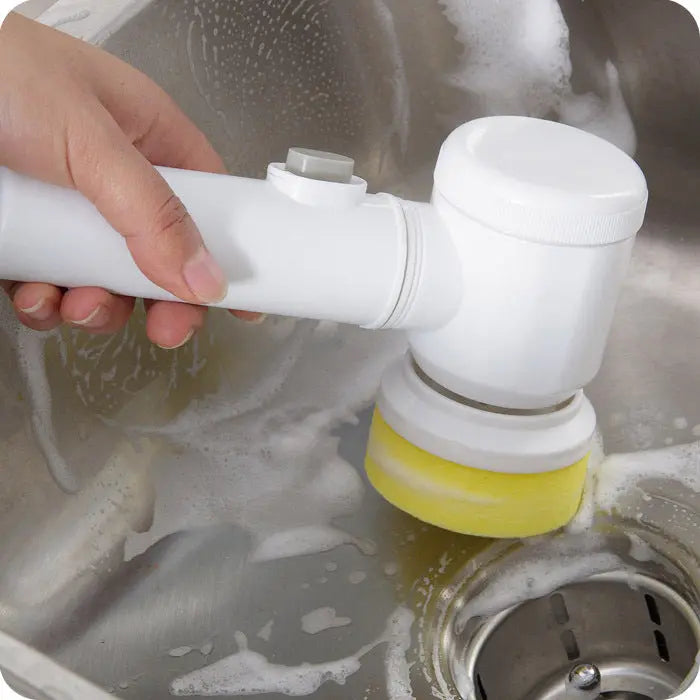 Electric Cleaning Brush Magic Brush Electric Bathtub Brush Housework 5 In 1 Cleaning Brush Electric Bathtub Brush Cleaning Brushes - Portable Keyboard